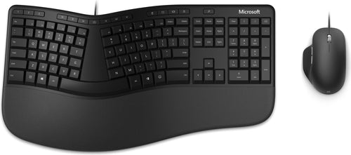 Microsoft Ergonomic Desktop RJU-00007 clavier souris ergonomique filaire CH layout DeskLab